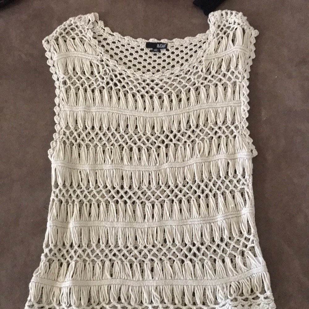 Crocheted vest